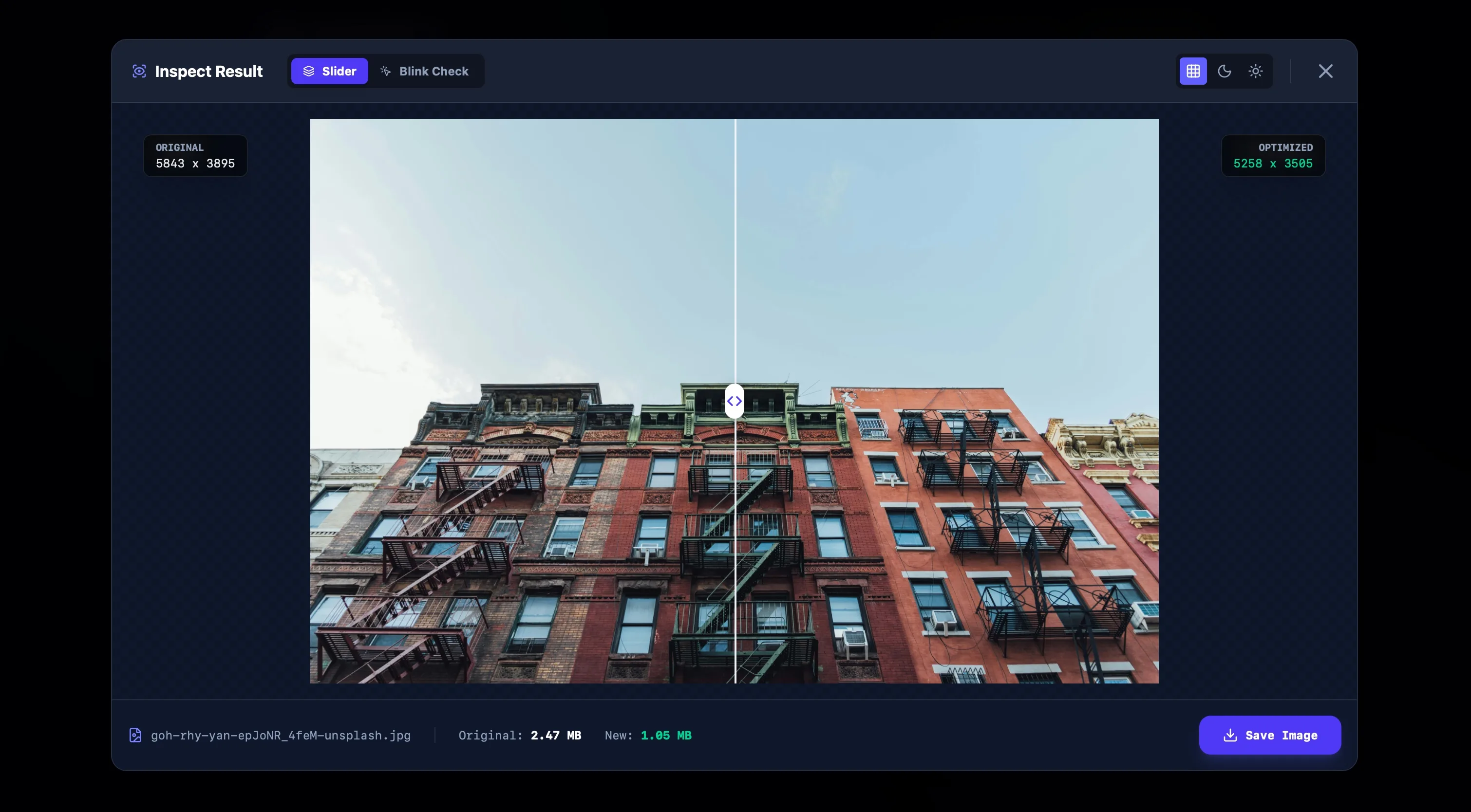 Comparison View